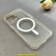 قاب گوشی iPhone 13 / iPhone 14 آیفون شفاف شاین لنز کرومی مگ سیف دار اورجینال Unique Case کد 103835