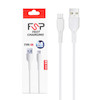 کابل شارژ فست اندروید FSP مدل C-8 رنگ سفید کد 30615