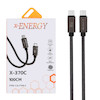کابل شارژ فست و X-Energy Type-C To Type-C PD مدل X-370C 240W رنگ مشکی کد 30626