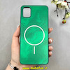 قاب گوشی Galaxy A05 سامسونگ سخت Hard لیزری IMD لاکچری طرح مگ سیف مرمری سبز کد 104016