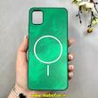 قاب گوشی Galaxy A05 سامسونگ سخت Hard لیزری IMD لاکچری طرح مگ سیف مرمری سبز کد 104016