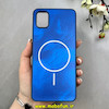 قاب گوشی Galaxy A05 سامسونگ سخت Hard لیزری IMD لاکچری طرح مگ سیف مرمری آبی کد 104017