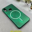 قاب گوشی Galaxy A10S سامسونگ سخت Hard لیزری IMD لاکچری طرح مگ سیف مرمری سبز کد 104026
