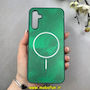 قاب گوشی Galaxy A14 سامسونگ سخت Hard لیزری IMD لاکچری طرح مگ سیف مرمری سبز کد 104042
