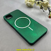 قاب گوشی Galaxy A22 5G سامسونگ سخت Hard لیزری IMD لاکچری طرح مگ سیف مرمری سبز کد 104064