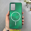 قاب گوشی Galaxy A33 سامسونگ سخت Hard لیزری IMD لاکچری طرح مگ سیف مرمری سبز کد 104080