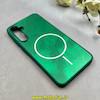 قاب گوشی Galaxy A55 سامسونگ سخت Hard لیزری IMD لاکچری طرح مگ سیف مرمری سبز کد 104104