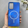 قاب گوشی Galaxy A73 سامسونگ سخت Hard لیزری IMD لاکچری طرح مگ سیف مرمری آبی کد 104119