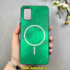قاب گوشی Poco M3 / Redmi 9T شیائومی سخت Hard لیزری IMD لاکچری طرح مگ سیف مرمری سبز کد 104159