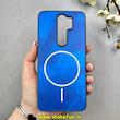 قاب گوشی Redmi Note 8 Pro شیائومی سخت Hard لیزری IMD لاکچری طرح مگ سیف مرمری آبی کد 104181