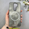 قاب گوشی Redmi Note 8 Pro شیائومی سخت Hard لیزری IMD لاکچری طرح مگ سیف مرمری مشکی کد 104183