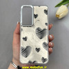 قاب گوشی Galaxy A26 سامسونگ لاکچری اورجینال فانتزی رزینی لنز کرومی طرح قلب کد 103936