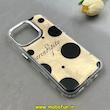 قاب گوشی iPhone 16 Pro آیفون لاکچری اورجینال فانتزی رزینی لنز کرومی طرح Serendipity کد 103980