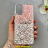 قاب گوشی Galaxy A51 سامسونگ اورجینال فانتزی برجسته رزینی لنز کرومی طرح شاین پاپیونی کد 103493