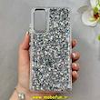 قاب گوشی Galaxy S20 FE سامسونگ اورجینال فانتزی برجسته رزینی لنز کرومی طرح شاین مشکی کد 103521