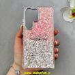 قاب گوشی Galaxy S25 Ultra سامسونگ اورجینال فانتزی برجسته رزینی لنز کرومی طرح شاین پاپیونی کد 103524