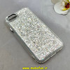 قاب گوشی iPhone 7 / iPhone 8 / iPhone SE 2020 / iPhone SE 2022 آیفون اورجینال فانتزی برجسته رزینی لنز کرومی طرح شاین نقره ای کد 103526