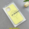 قاب گوشی iPhone 13 / iPhone 14 آیفون اورجینال Q SERIES براق دوتیکه مگ سیف دار زرد کد 103586