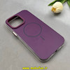 قاب گوشی iPhone 14 Pro Max آیفون اورجینال Q SERIES براق دوتیکه مگ سیف دار بنفش کد 103588