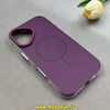 قاب گوشی iPhone 16 آیفون اورجینال Q SERIES براق دوتیکه مگ سیف دار بنفش کد 103611