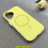 قاب گوشی iPhone 16 آیفون اورجینال Q SERIES براق دوتیکه مگ سیف دار زرد کد 103612