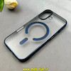 قاب گوشی iPhone 17 آیفون طلقی اورجینال Unique Case طرح مگ سیف مات سرمه ای کد 103852