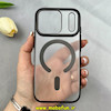 قاب گوشی iPhone 17 Pro آیفون طلقی اورجینال Unique Case طرح مگ سیف مات مشکی کد 103856