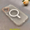 قاب گوشی iPhone 17 آیفون شفاف شاین لنز کرومی مگ سیف دار اورجینال Unique Case کد 103846