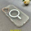 قاب گوشی iPhone 16 آیفون شفاف شاین لنز کرومی مگ سیف دار اورجینال Unique Case کد 103848