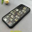 قاب گوشی Galaxy A02S / Galaxy A03S سامسونگ سیلیکونی Solid فانتزی چاپی محافظ لنزدار درجه یک طرح کتابخانه مشکی کد 103616