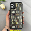 قاب گوشی Galaxy A05 سامسونگ سیلیکونی Solid فانتزی چاپی محافظ لنزدار درجه یک طرح کتابخانه مشکی کد 103618