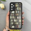 قاب گوشی Galaxy A05S سامسونگ سیلیکونی Solid فانتزی چاپی محافظ لنزدار درجه یک طرح کتابخانه مشکی کد 103619