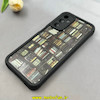 قاب گوشی Galaxy A05S سامسونگ سیلیکونی Solid فانتزی چاپی محافظ لنزدار درجه یک طرح کتابخانه مشکی کد 103619