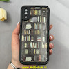 قاب گوشی Galaxy A10S سامسونگ سیلیکونی Solid فانتزی چاپی محافظ لنزدار درجه یک طرح کتابخانه مشکی کد 103622