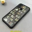 قاب گوشی Galaxy A10S سامسونگ سیلیکونی Solid فانتزی چاپی محافظ لنزدار درجه یک طرح کتابخانه مشکی کد 103622