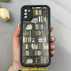 قاب گوشی Galaxy A11 / M11 سامسونگ سیلیکونی Solid فانتزی چاپی محافظ لنزدار درجه یک طرح کتابخانه مشکی کد 103623