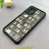 قاب گوشی Galaxy A12 / M12 سامسونگ سیلیکونی Solid فانتزی چاپی محافظ لنزدار درجه یک طرح کتابخانه مشکی کد 103624
