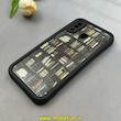 قاب گوشی Galaxy A20 / A30 سامسونگ سیلیکونی Solid فانتزی چاپی محافظ لنزدار درجه یک طرح کتابخانه مشکی کد 103629