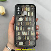 قاب گوشی Galaxy A20 / A30 سامسونگ سیلیکونی Solid فانتزی چاپی محافظ لنزدار درجه یک طرح کتابخانه مشکی کد 103629