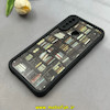 قاب گوشی Galaxy A20S سامسونگ سیلیکونی Solid فانتزی چاپی محافظ لنزدار درجه یک طرح کتابخانه مشکی کد 103630
