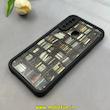 قاب گوشی Galaxy A20S سامسونگ سیلیکونی Solid فانتزی چاپی محافظ لنزدار درجه یک طرح کتابخانه مشکی کد 103630