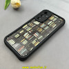 قاب گوشی Galaxy A34 سامسونگ سیلیکونی Solid فانتزی چاپی محافظ لنزدار درجه یک طرح کتابخانه مشکی کد 103639