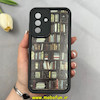 قاب گوشی Galaxy A36 سامسونگ سیلیکونی Solid فانتزی چاپی محافظ لنزدار درجه یک طرح کتابخانه مشکی کد 103641