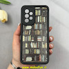 قاب گوشی Galaxy A53 سامسونگ سیلیکونی Solid فانتزی چاپی محافظ لنزدار درجه یک طرح کتابخانه مشکی کد 103644