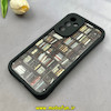 قاب گوشی Galaxy A54 سامسونگ سیلیکونی Solid فانتزی چاپی محافظ لنزدار درجه یک طرح کتابخانه مشکی کد 103645