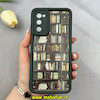 قاب گوشی Galaxy S20 FE سامسونگ سیلیکونی Solid فانتزی چاپی محافظ لنزدار درجه یک طرح کتابخانه مشکی کد 103652