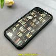 قاب گوشی iPhone 7 Plus / iPhone 8 Plus آیفون سیلیکونی Solid فانتزی چاپی محافظ لنزدار درجه یک طرح کتابخانه مشکی کد 103662