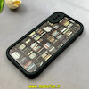 قاب گوشی iPhone X / iPhone XS آیفون سیلیکونی Solid فانتزی چاپی محافظ لنزدار درجه یک طرح کتابخانه مشکی کد 103664