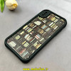 قاب گوشی iPhone XS Max آیفون سیلیکونی Solid فانتزی چاپی محافظ لنزدار درجه یک طرح کتابخانه مشکی کد 103665