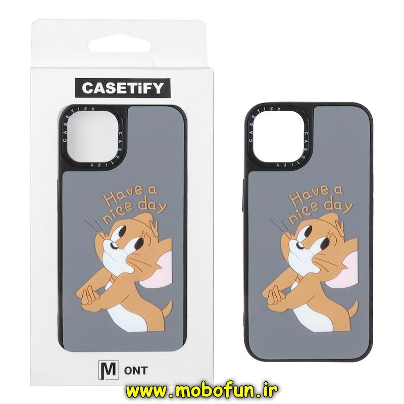 قاب گوشی iPhone 13 / iPhone 14 آیفون سیلیکونی سخت سه بعدی برجسته Casetify موش جری کد 94142